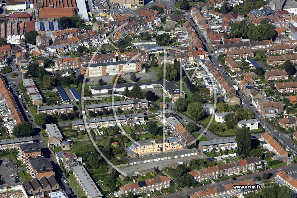Photo arienne de Tourcoing (Malcense galit)