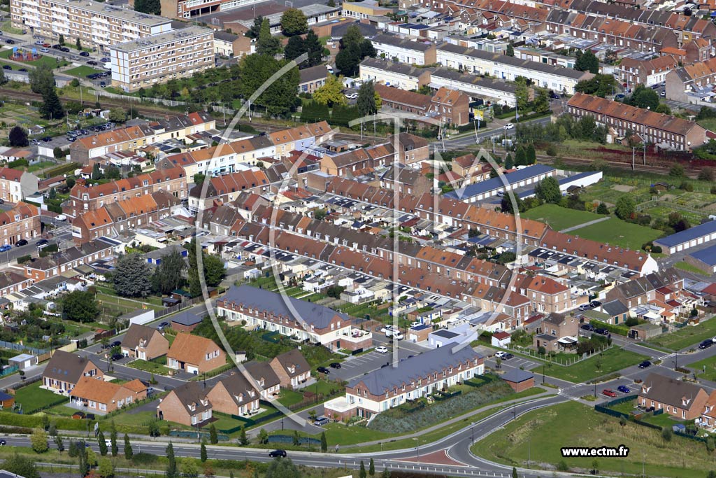 Photo arienne de Erquinghem-Lys (le Fort Mahieu)