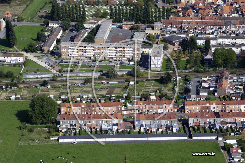 Photo arienne de Erquinghem-Lys (le Fort Mahieu)