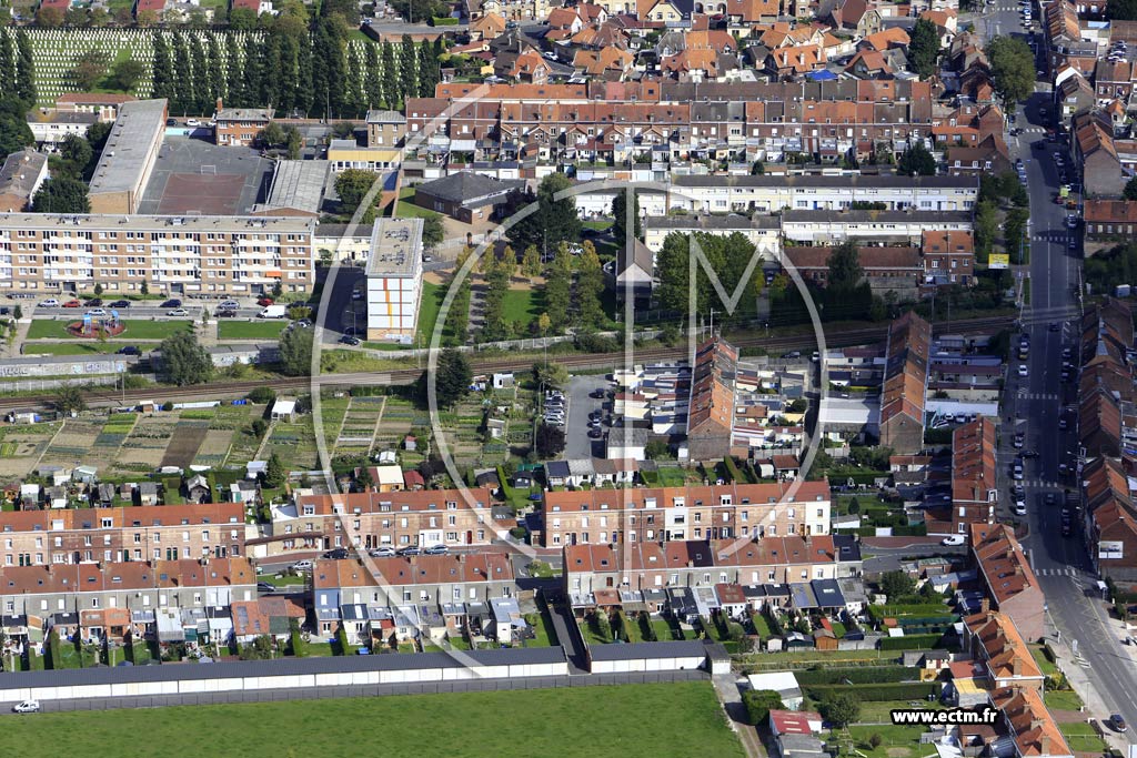 Photo arienne de Erquinghem-Lys (le Fort Mahieu)