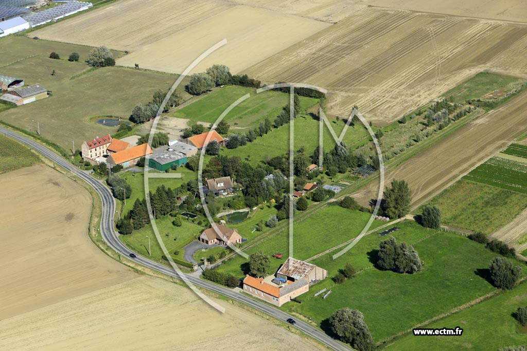 Photo arienne de Frelinghien (Chemin de l'Aventure)