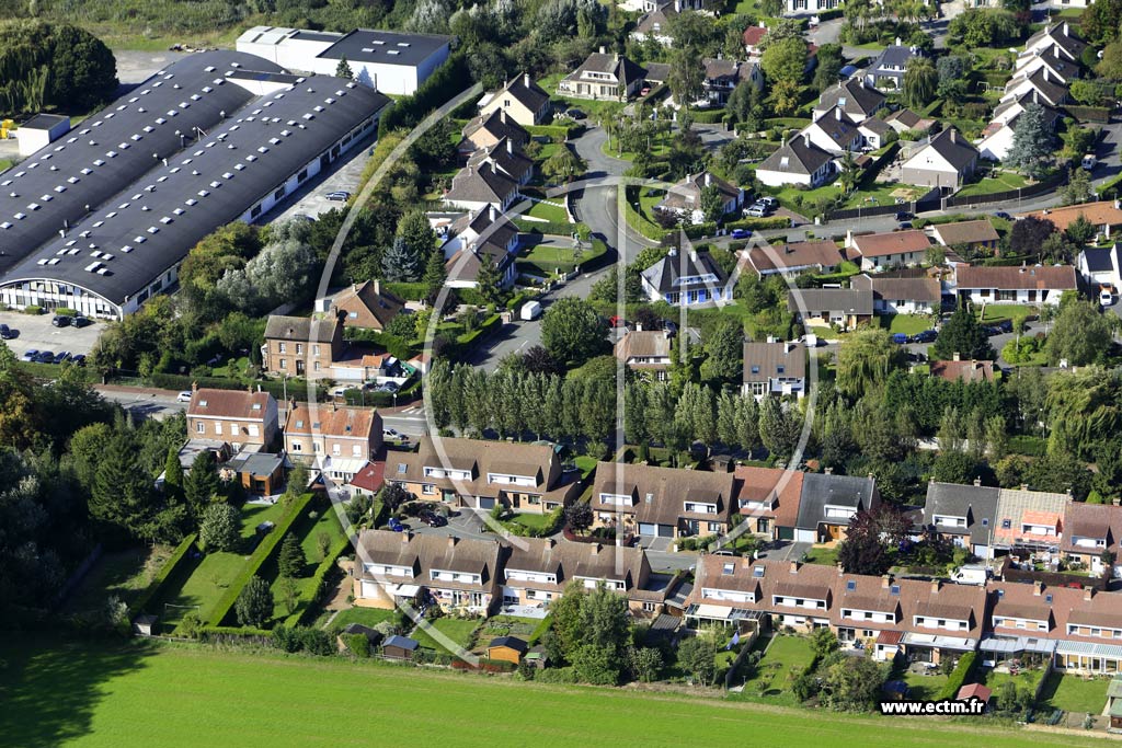 Photo arienne de Frelinghien (le Blanc Mesnil)
