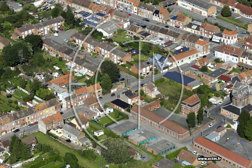 Photo arienne de Nieppe (le Pont de Nieppe)
