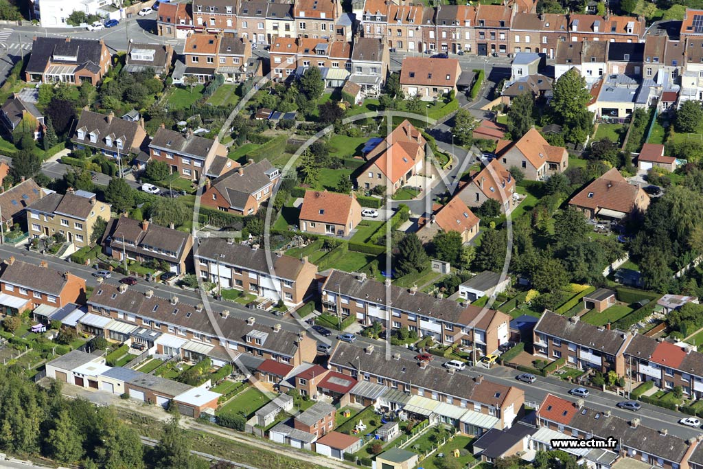 Photo arienne de Quesnoy-sur-Dele