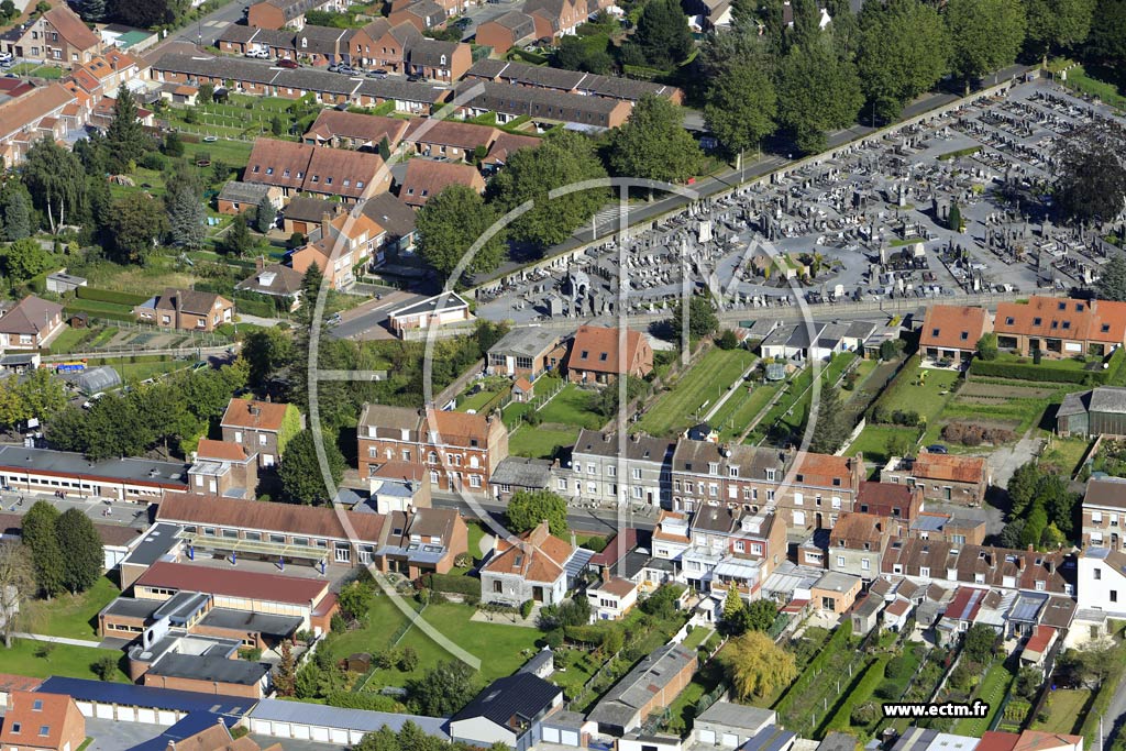 Photo arienne de Quesnoy-sur-Dele (Centre)