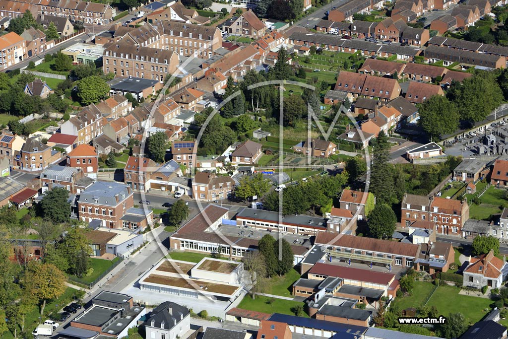 Photo arienne de Quesnoy-sur-Dele (Centre)