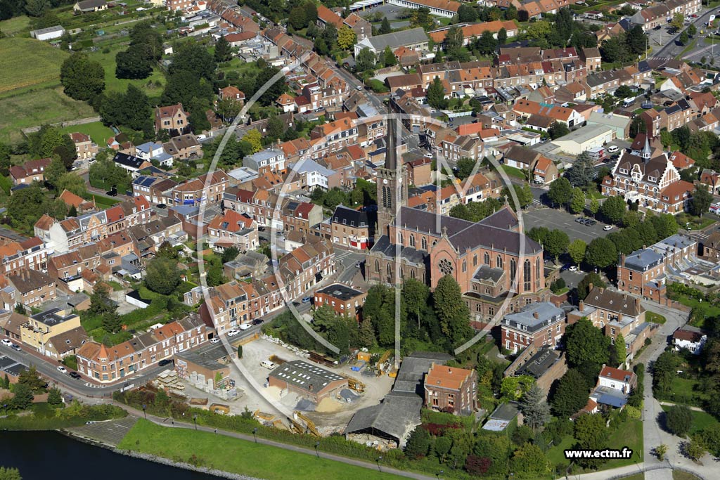 Photo arienne de Quesnoy-sur-Dele (Centre)