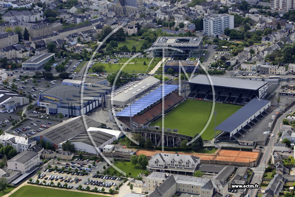 Photo arienne de Angers (Stade Jean Bouin)