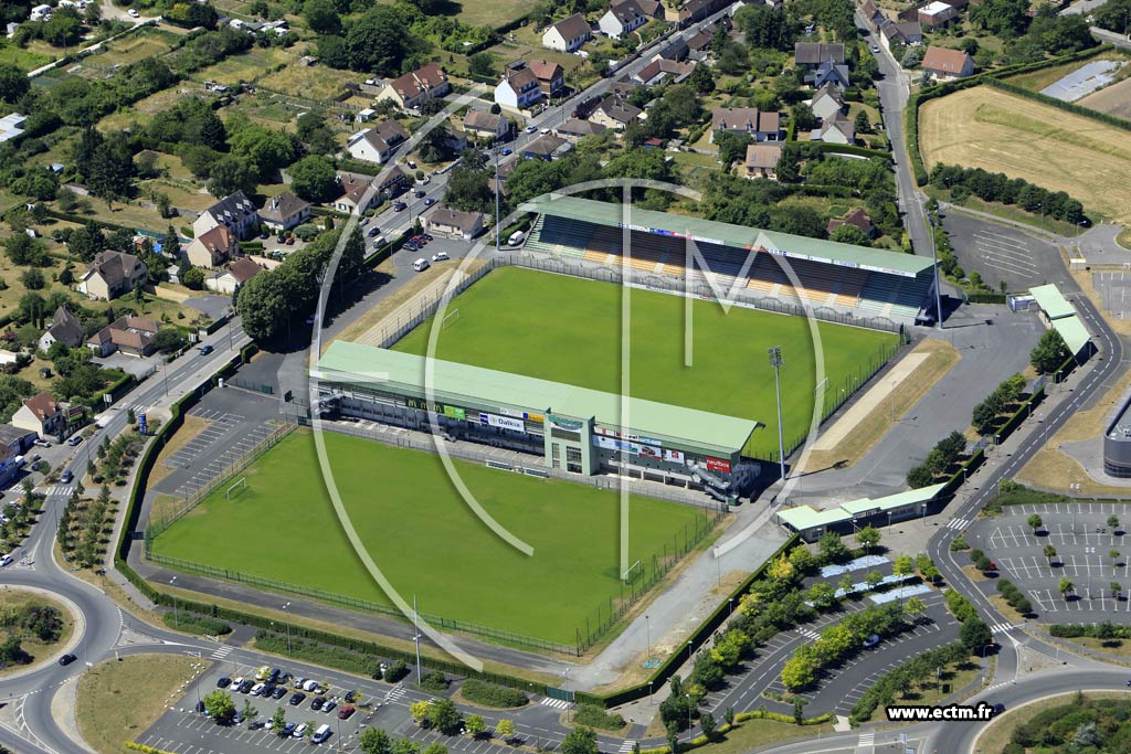 Photo arienne de Beauvais (Manoury - Stade Pierre Brisson)