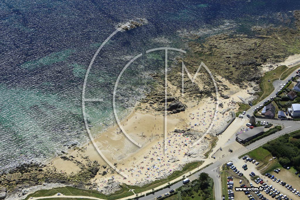 Photo arienne de Locmaria-Plouzan (Plage de Portez)