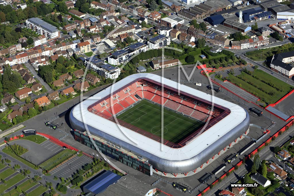 Photo arienne de Valenciennes (Stade Nungesser)