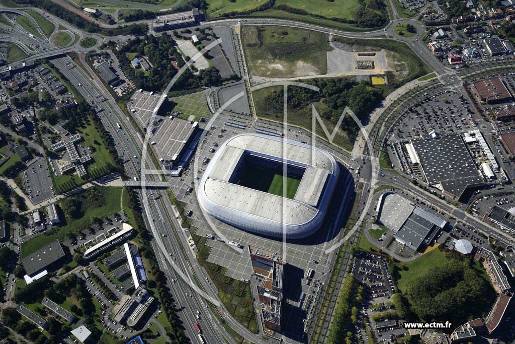 Photo arienne de Villeneuve-d'Ascq (Stade Pierre Mauroy)