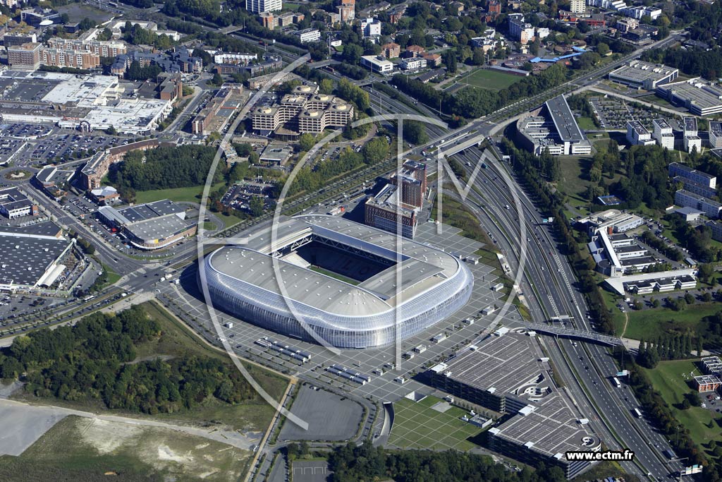Photo arienne de Villeneuve-d'Ascq (Stade Pierre Mauroy)