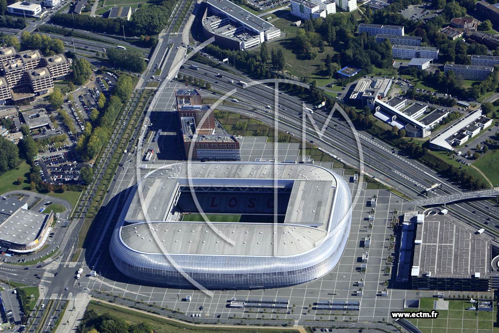 Photo arienne de Villeneuve-d'Ascq (Stade Pierre Mauroy)