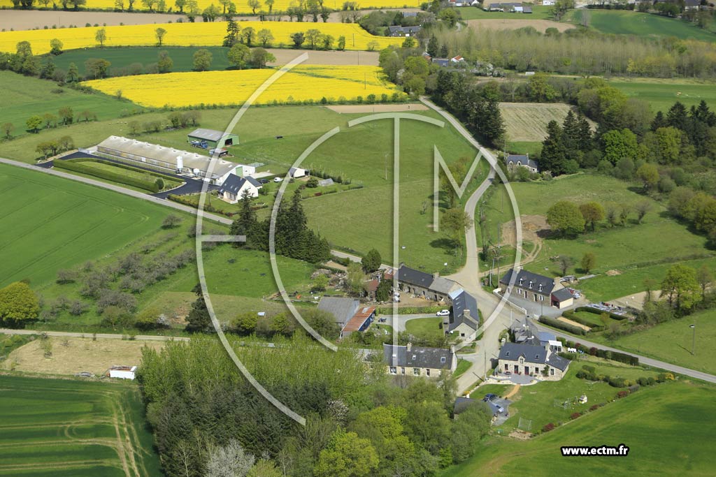 Photo arienne de Plaintel (le Champ Clos)