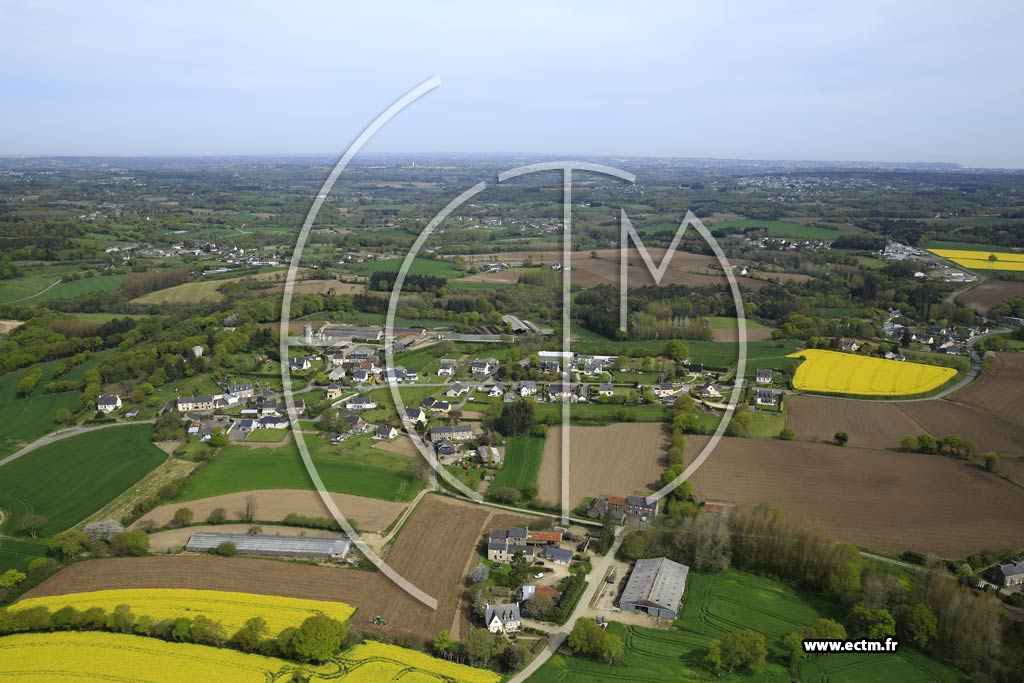 Photo arienne de Saint-Carreuc (la Ville Caro)