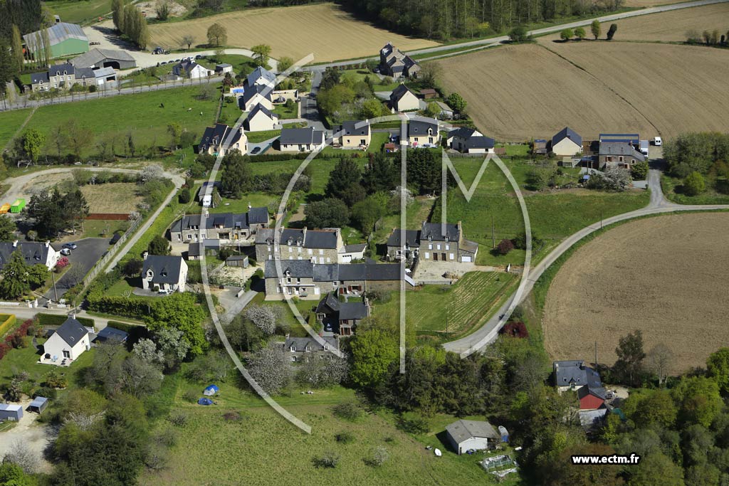 Photo arienne de Languenan (le Chesnay)
