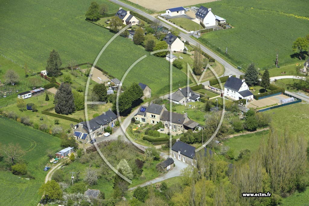 Photo arienne de Plancot (la Flouriais)