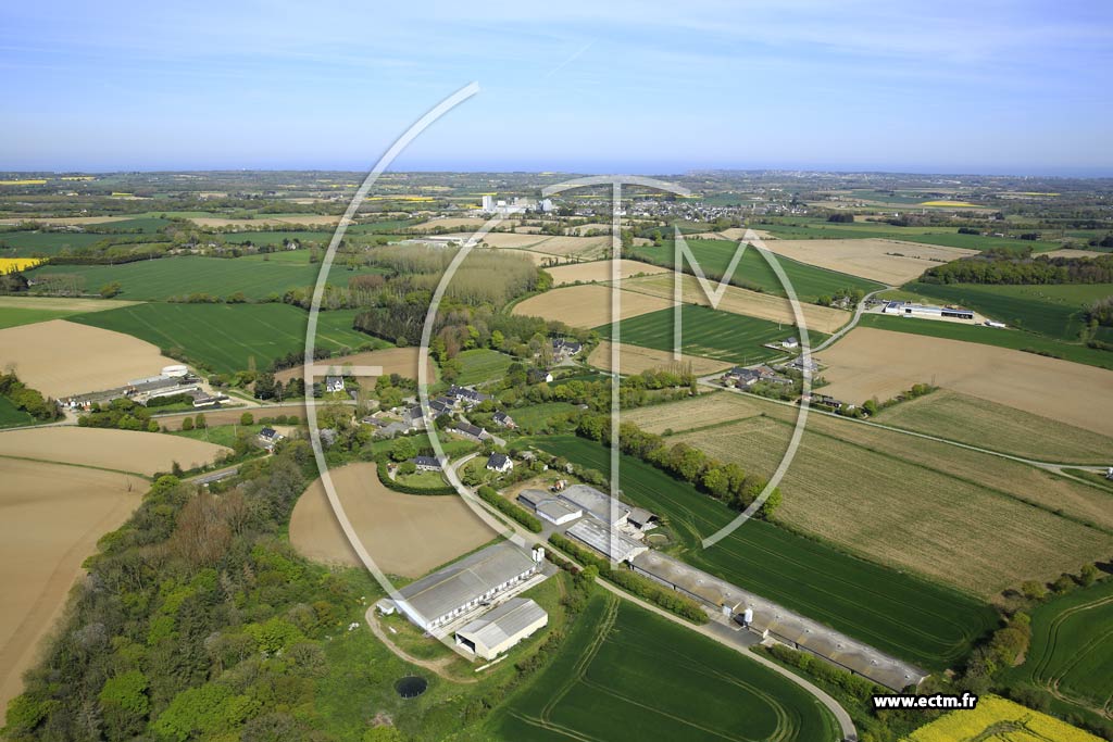 Photo arienne de Hnansal (Launay Congard)