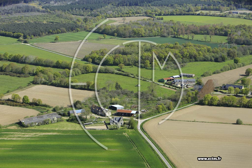 Photo arienne de Hnansal (les Forges)