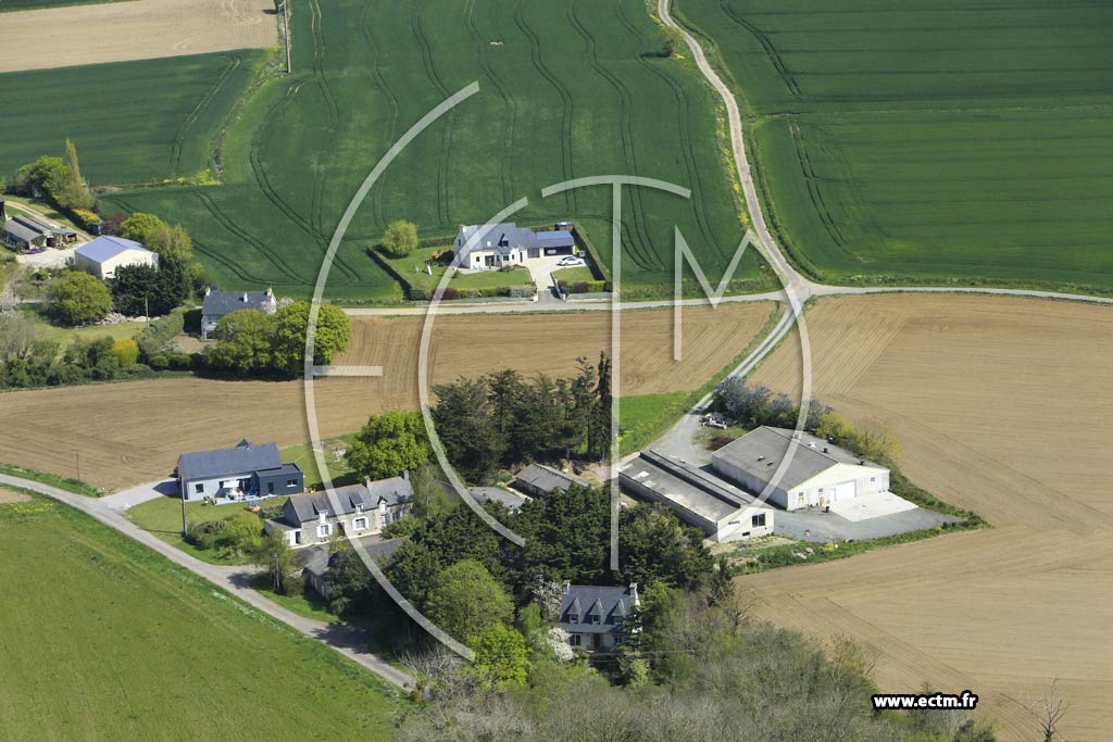 Photo arienne de La Bouillie (la Chapelle aux Comtes)