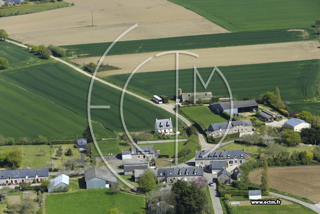 Photo arienne de La Bouillie (la Chapelle aux Comtes)