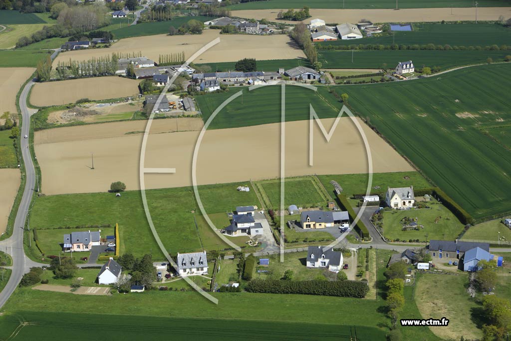 Photo arienne de La Bouillie (la Chapelle aux Comtes)