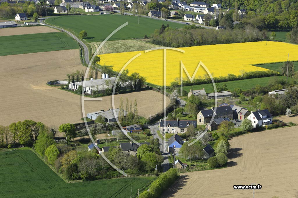 Photo arienne de La Malhoure (le Champ Clos)