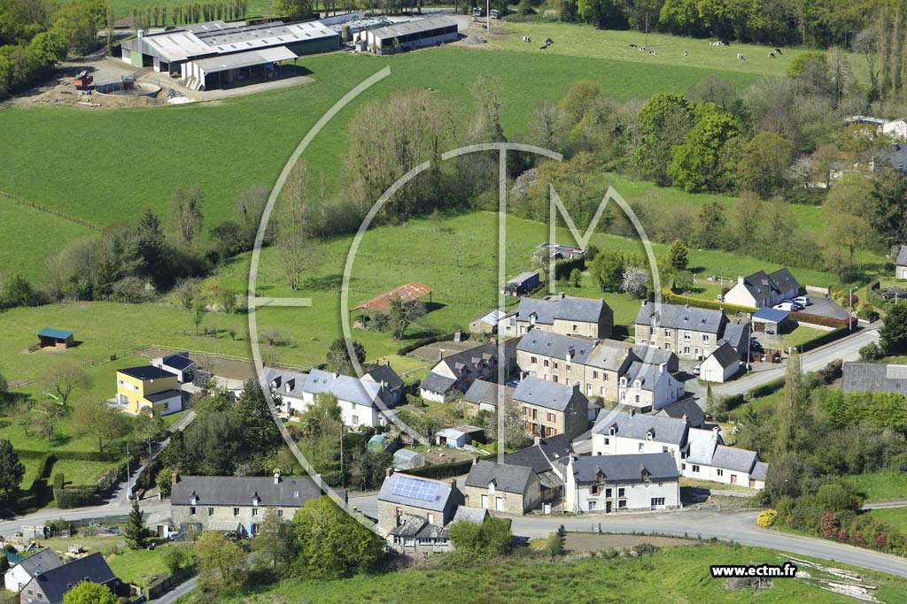 Photo arienne de Lamballe