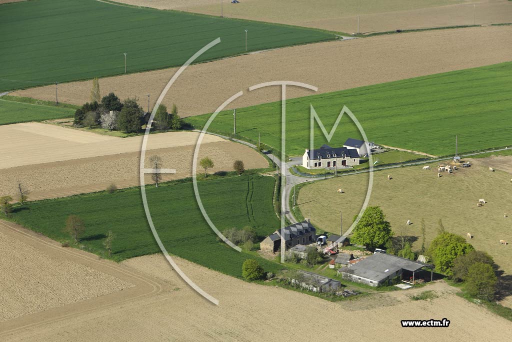 Photo arienne de Lamballe (la Dme)