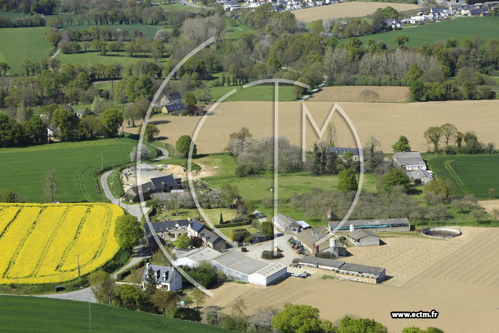 Photo arienne de Lamballe (le Coudray)