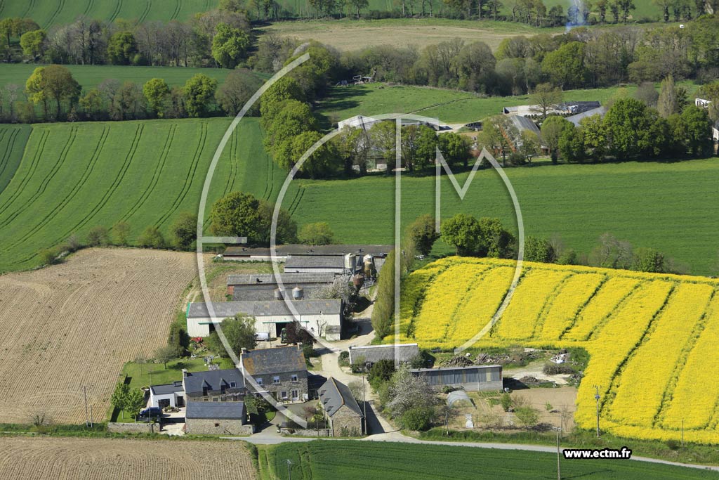 Photo arienne de Lamballe (le Coudray)