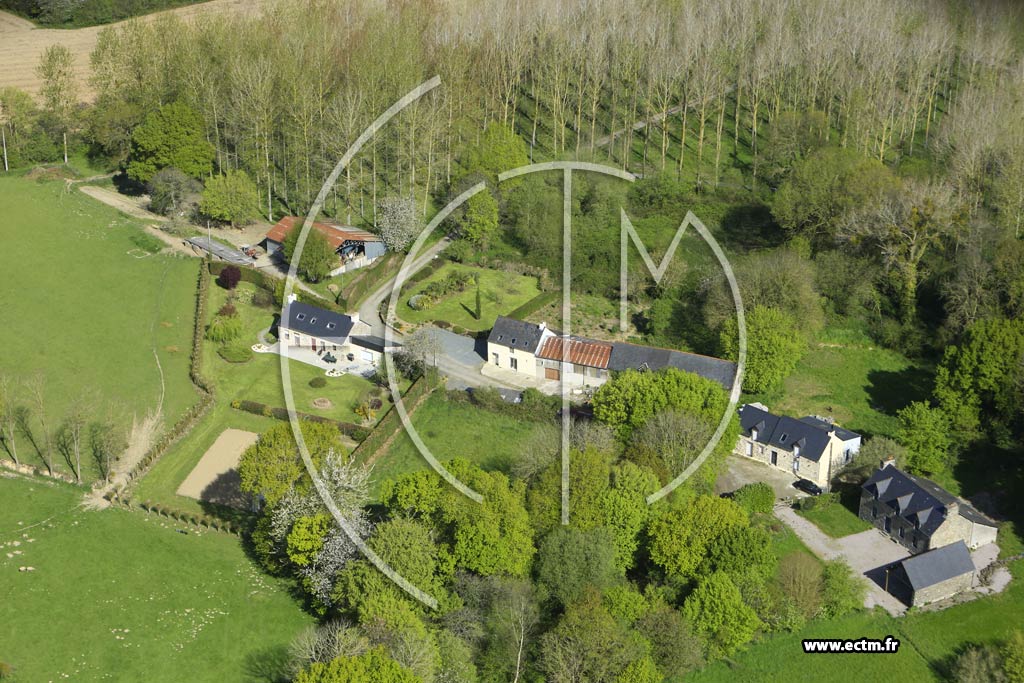 Photo arienne de Lamballe (Maritaine)