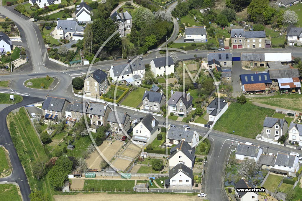 Photo arienne de Lamballe (Ouest)
