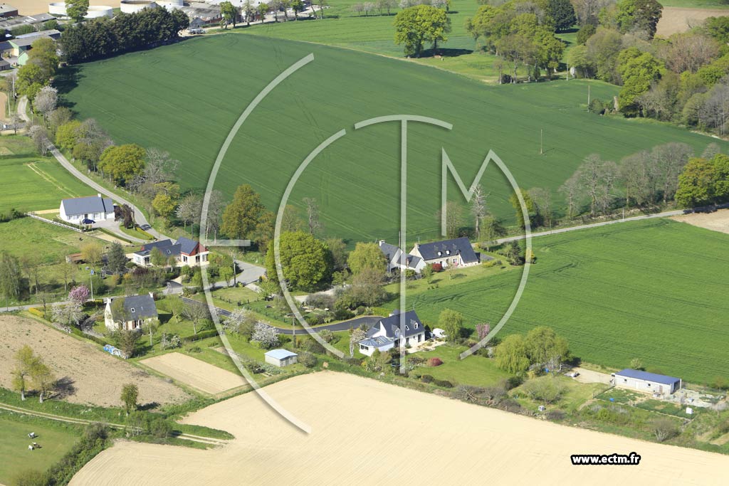 Photo arienne de Lamballe (Saint-Fiacre - le Chne Bois)