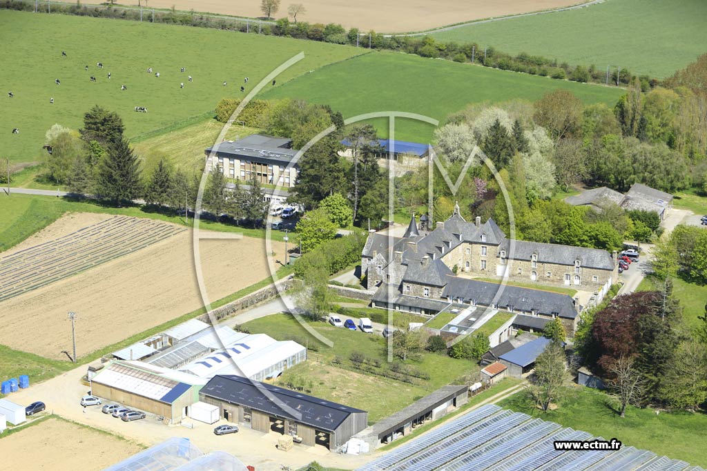 Photo arienne de Plne-Jugon (Villeneuve Sainte-Odile)