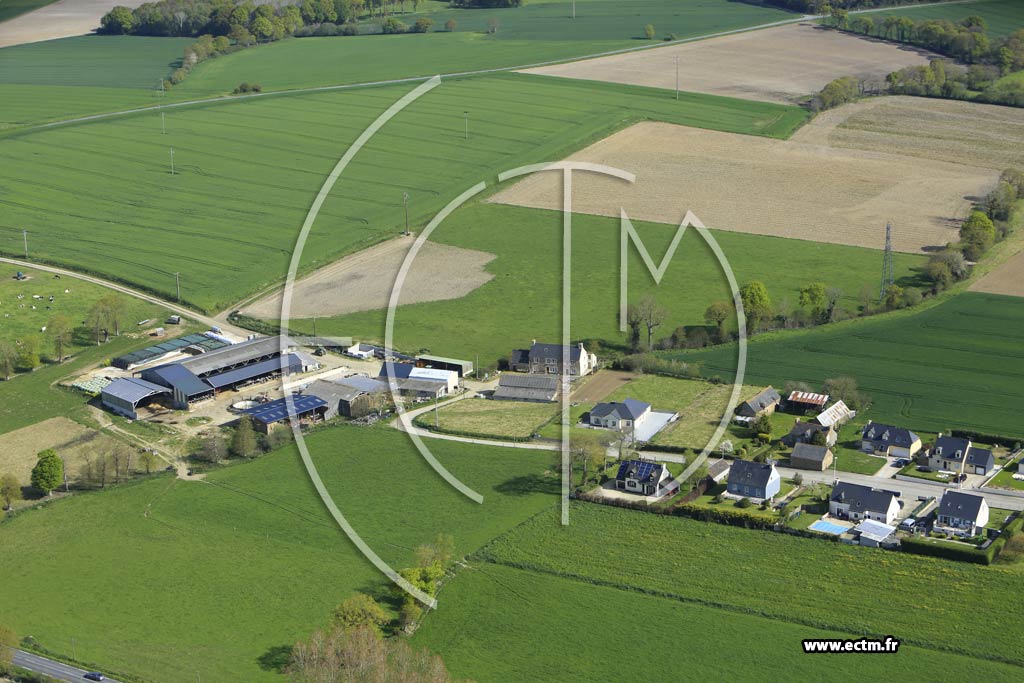 Photo arienne de Saint-Denoual