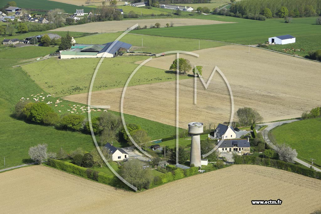 Photo arienne de Saint-Denoual (la Pquerie)