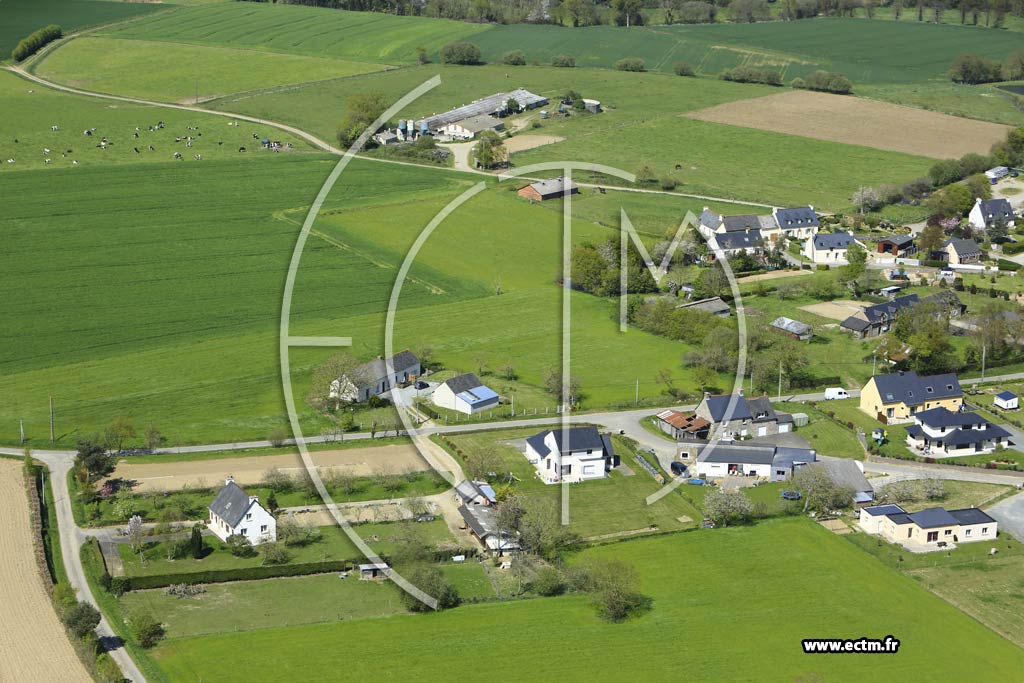 Photo arienne de Saint-Rieul