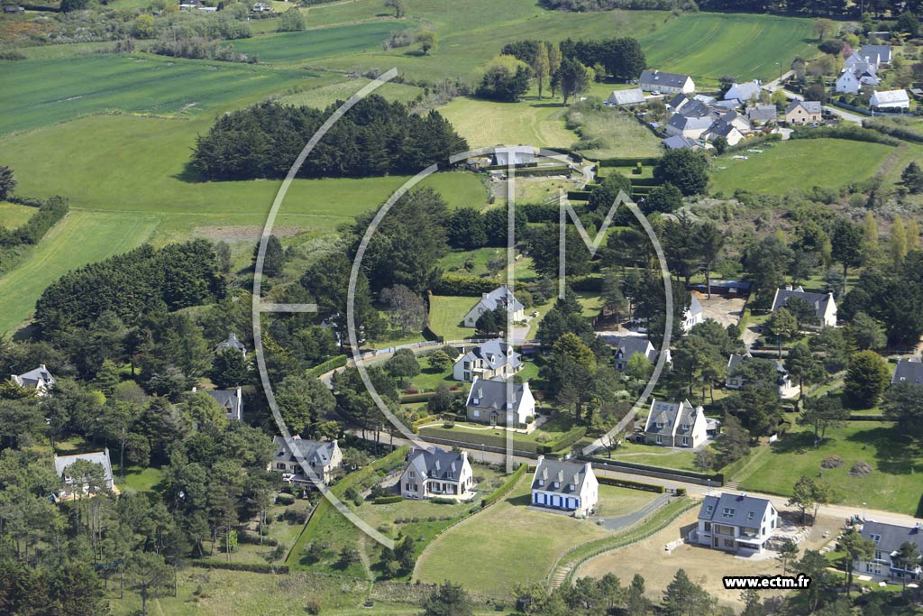 Photo arienne de Erquy (Domaine de Lanruen)