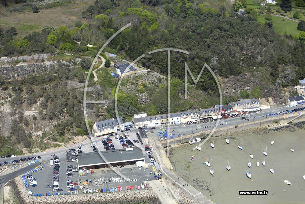 Photo arienne de Erquy (Plage du Bourg)