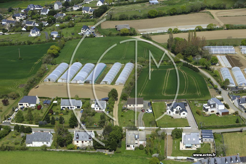 Photo arienne de Planguenoual (la Cotentin)