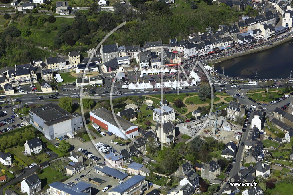 Photo arienne de Binic (Port)