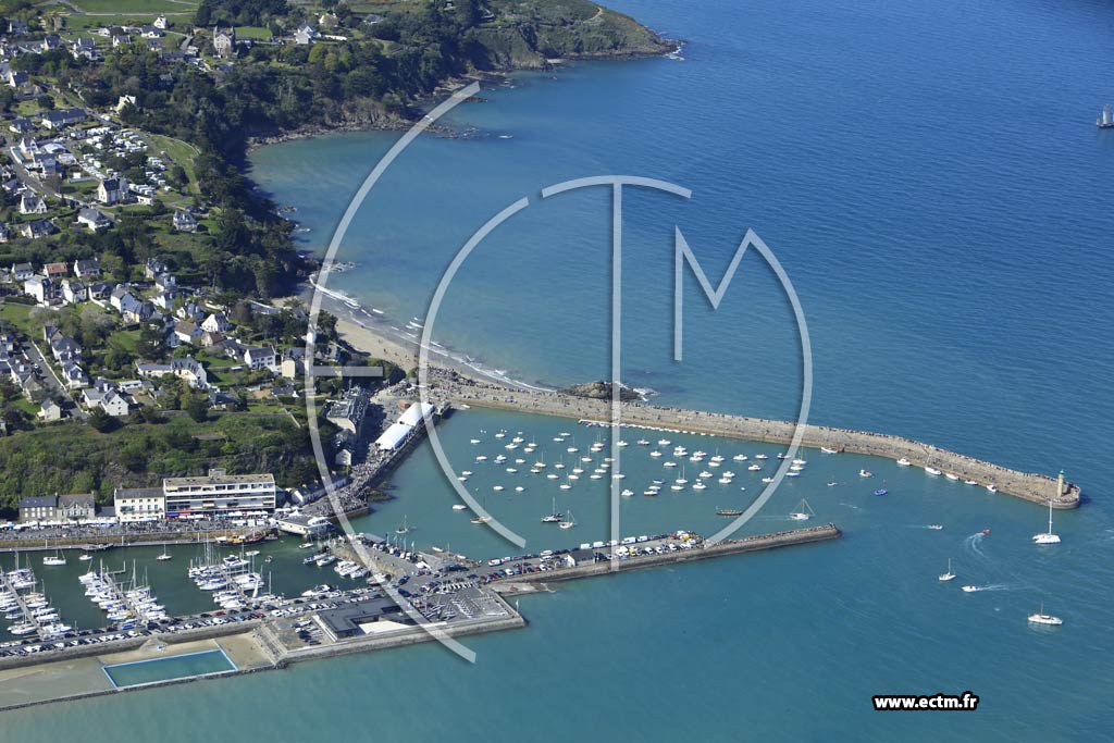 Photo arienne de Binic (Port)
