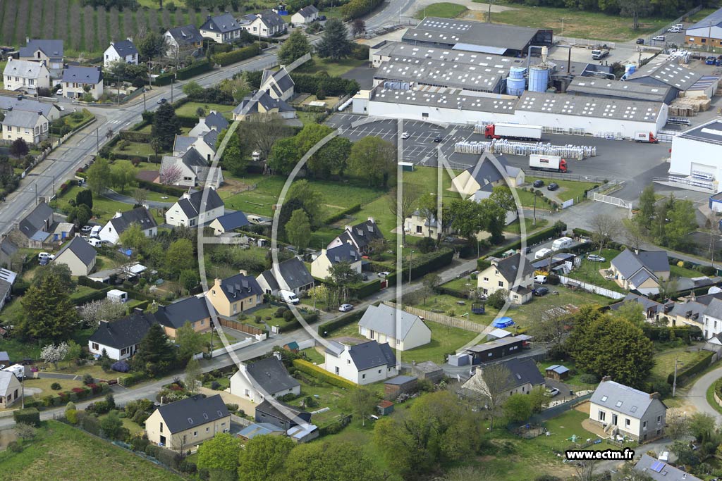 Photo arienne de Lanvollon (Nord)
