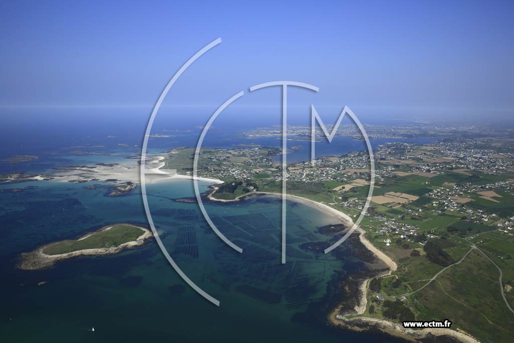 Photo arienne de Landda (Keravel Broennou)
