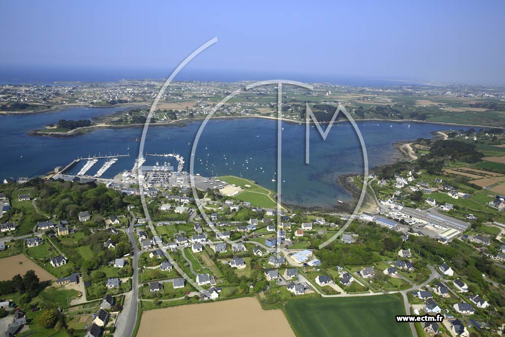 Photo arienne de Landda (l'Aber Wrac'H)