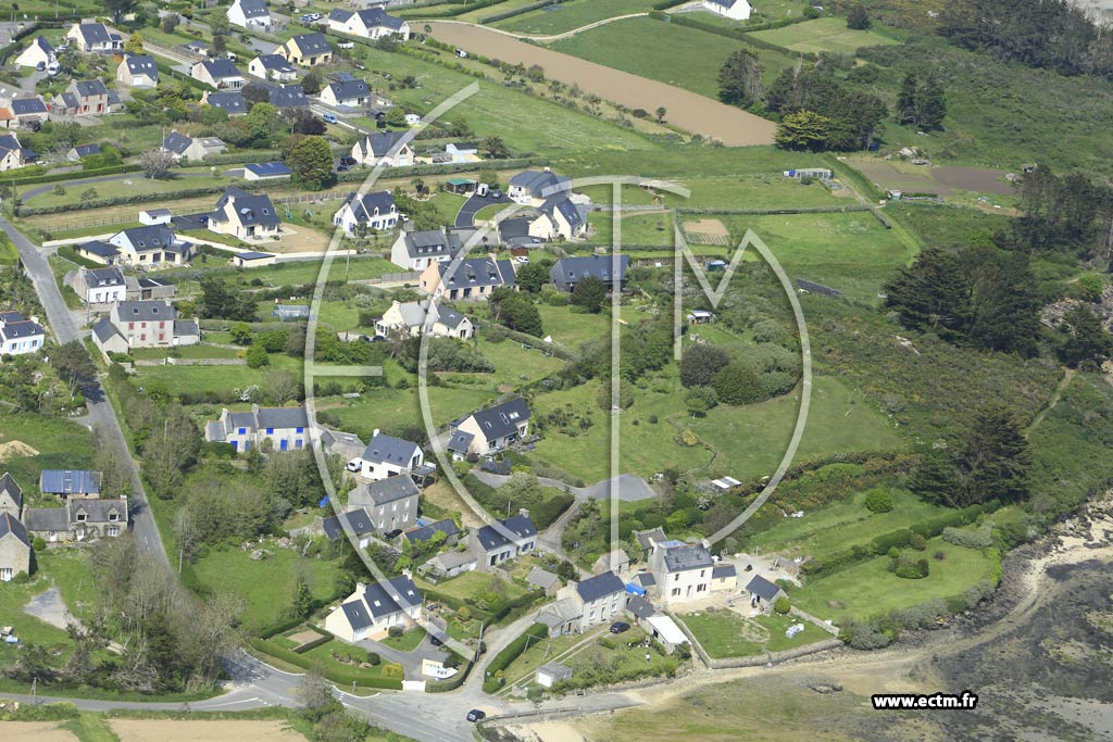 Photo arienne de Landda (Presqu'le Sainte-Marguerite)