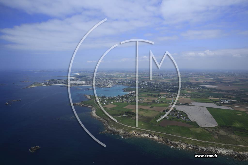 Photo arienne de Landunvez (Gwel Kaer)