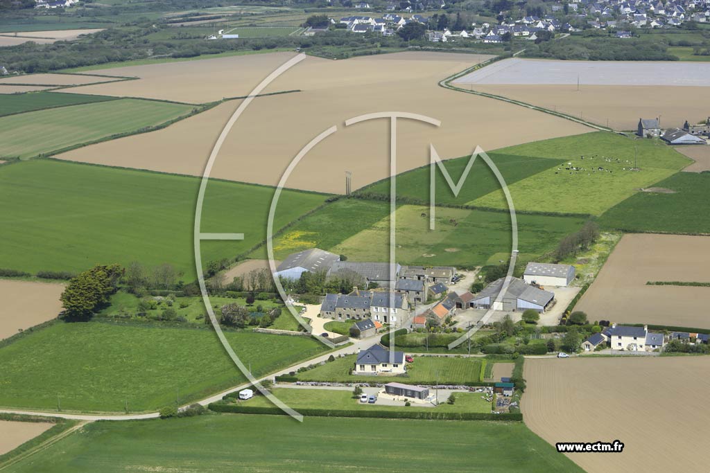 Photo arienne de Landunvez (Kerlo)